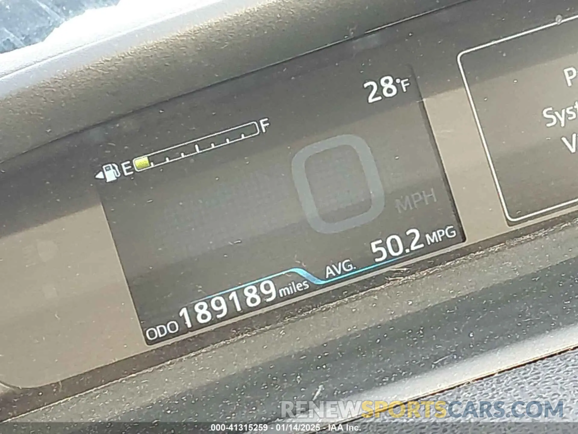 16 Photograph of a damaged car JTDL9RFU2K3007454 TOYOTA PRIUS 2019