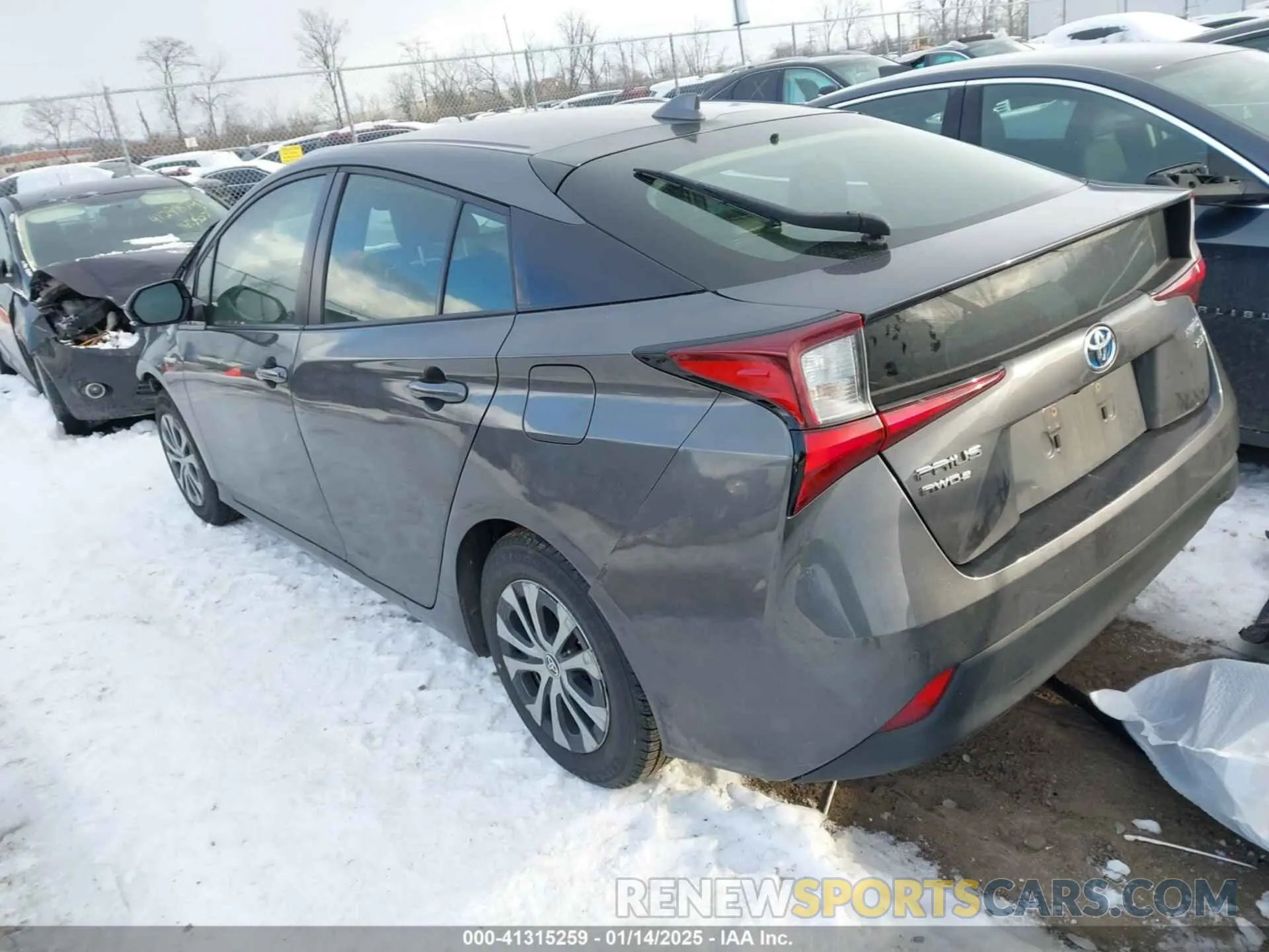 3 Photograph of a damaged car JTDL9RFU2K3007454 TOYOTA PRIUS 2019