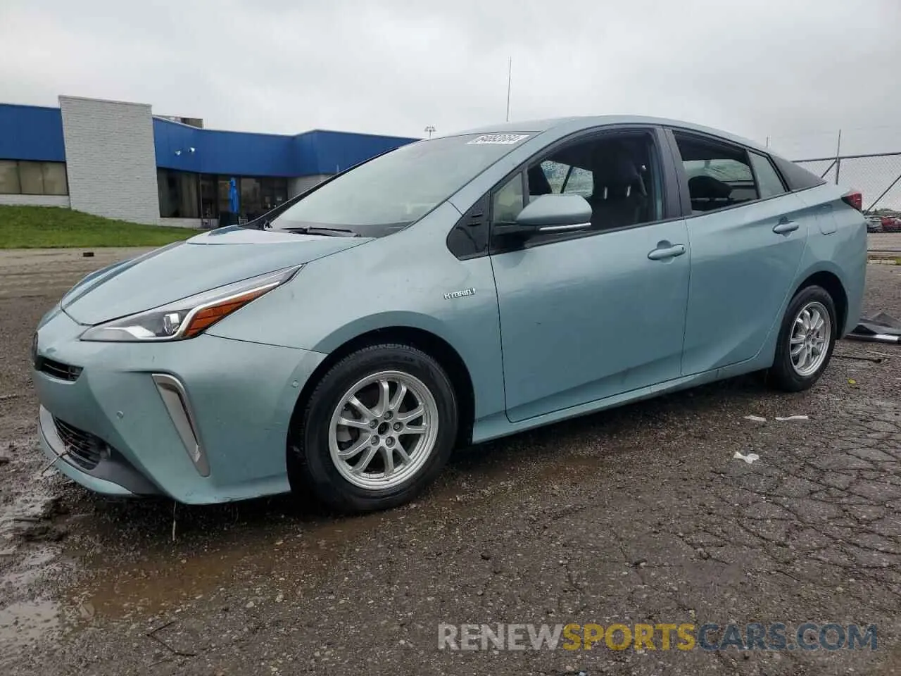 1 Photograph of a damaged car JTDL9RFU2K3012542 TOYOTA PRIUS 2019