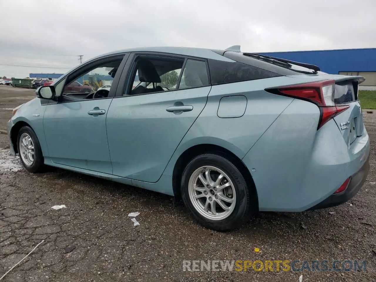 2 Photograph of a damaged car JTDL9RFU2K3012542 TOYOTA PRIUS 2019