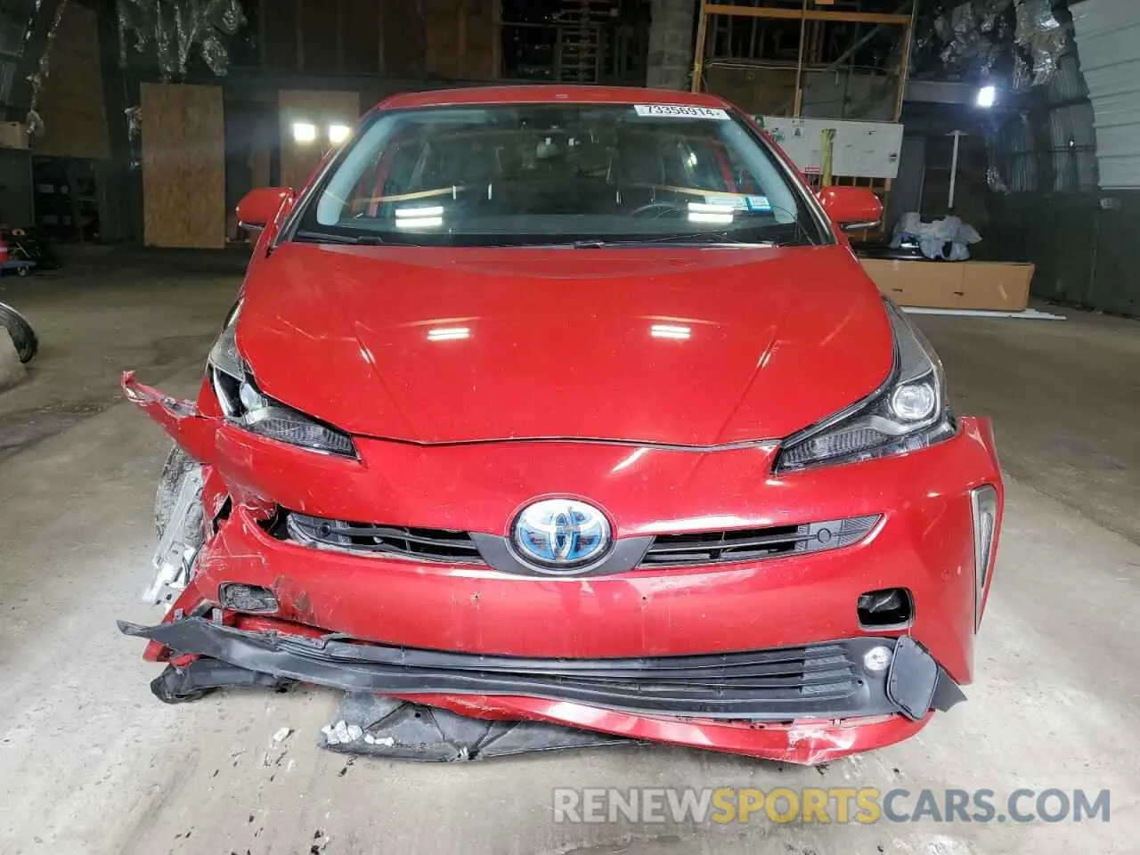5 Photograph of a damaged car JTDL9RFU3K3005566 TOYOTA PRIUS 2019