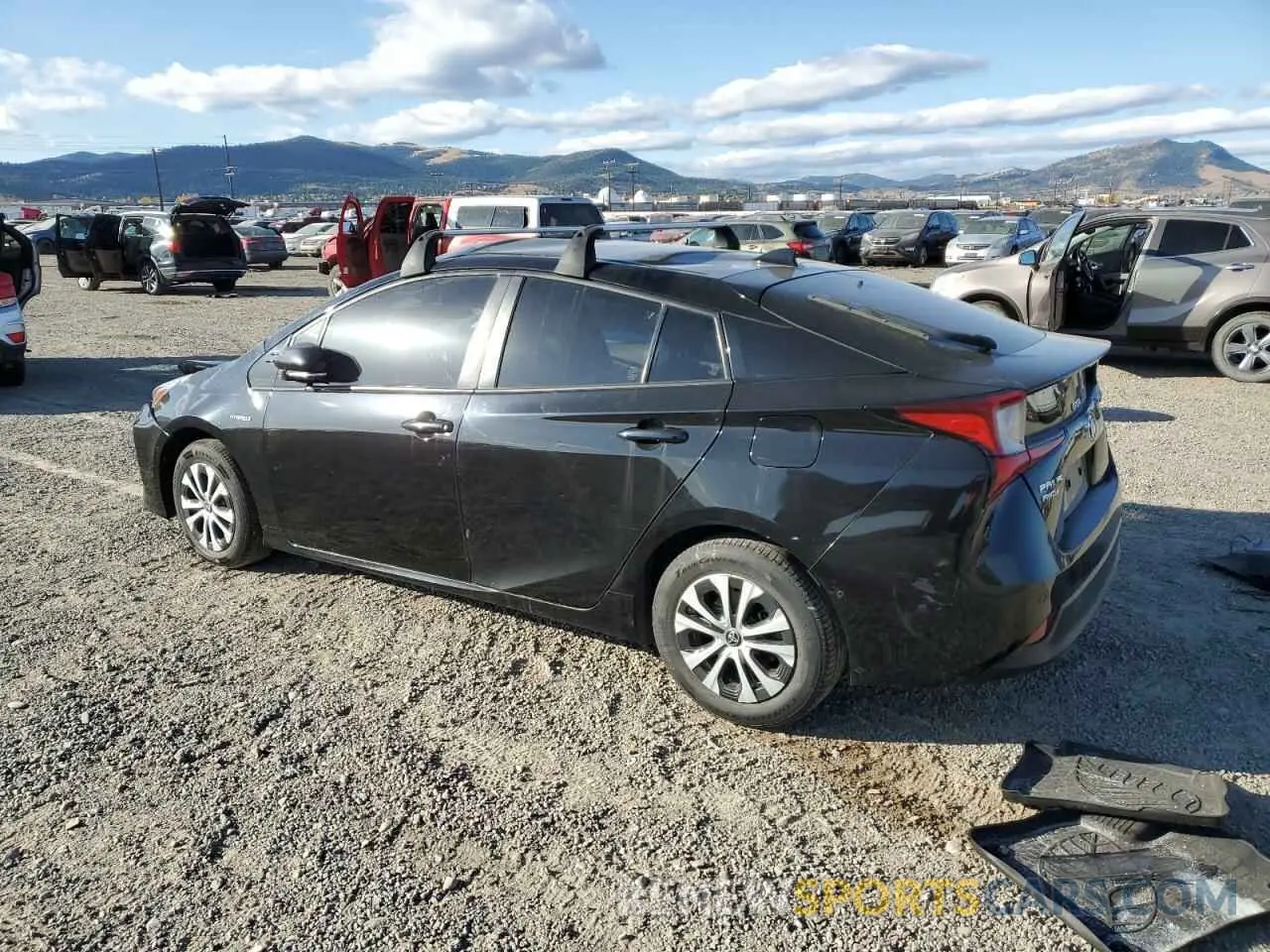 2 Photograph of a damaged car JTDL9RFU3K3010363 TOYOTA PRIUS 2019