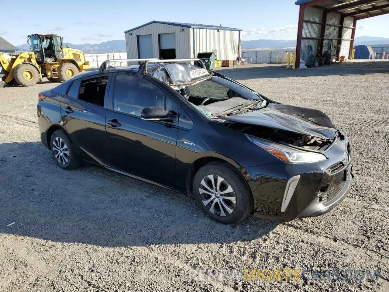 4 Photograph of a damaged car JTDL9RFU3K3010363 TOYOTA PRIUS 2019