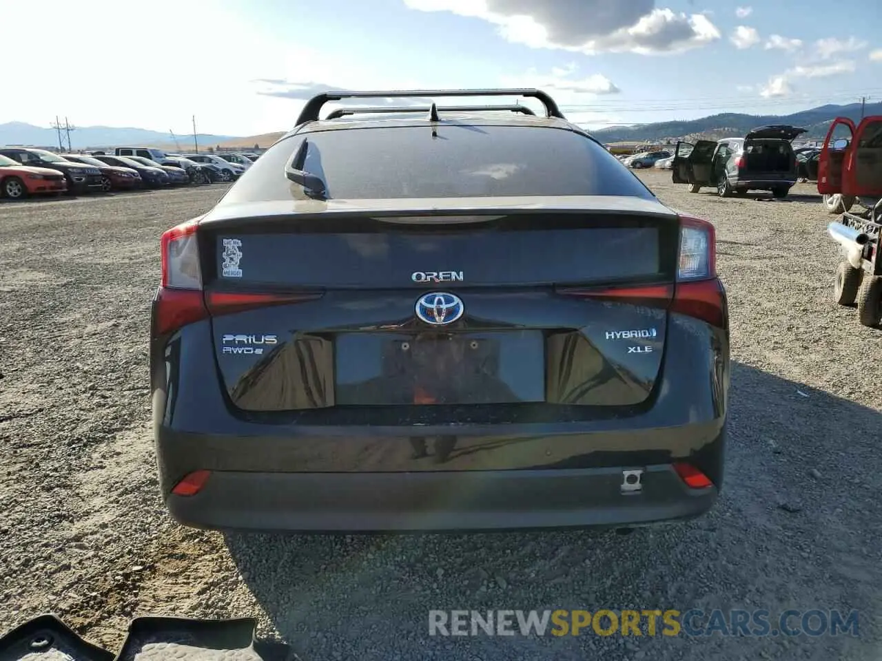 6 Photograph of a damaged car JTDL9RFU3K3010363 TOYOTA PRIUS 2019