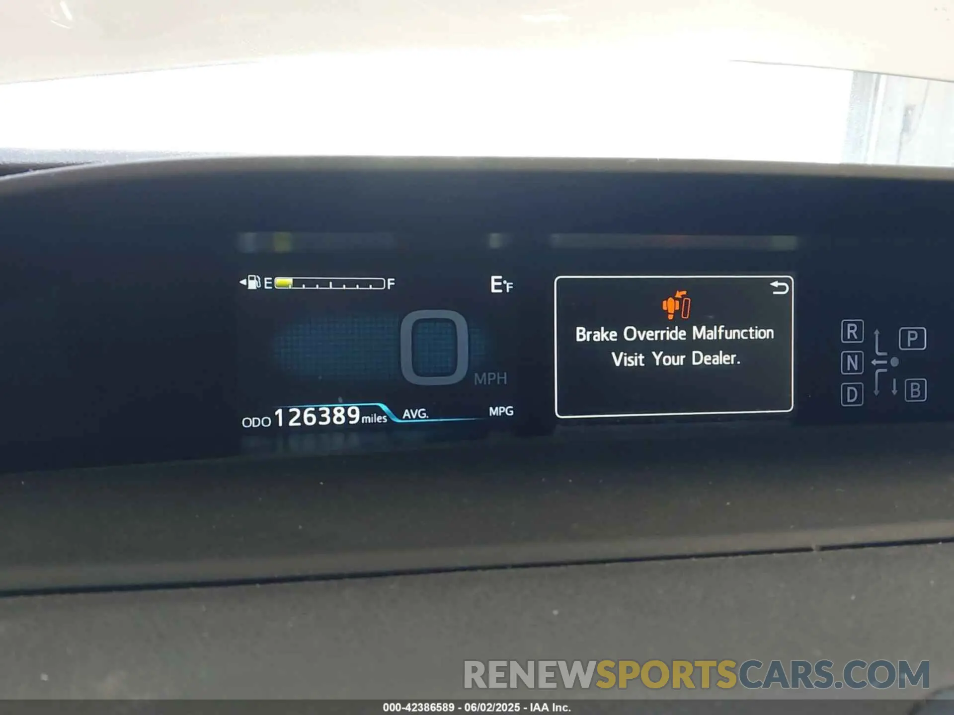 7 Photograph of a damaged car JTDL9RFU4K3002210 TOYOTA PRIUS 2019