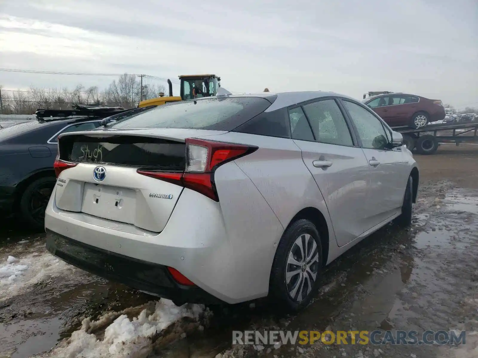 4 Photograph of a damaged car JTDL9RFU4K3002854 TOYOTA PRIUS 2019