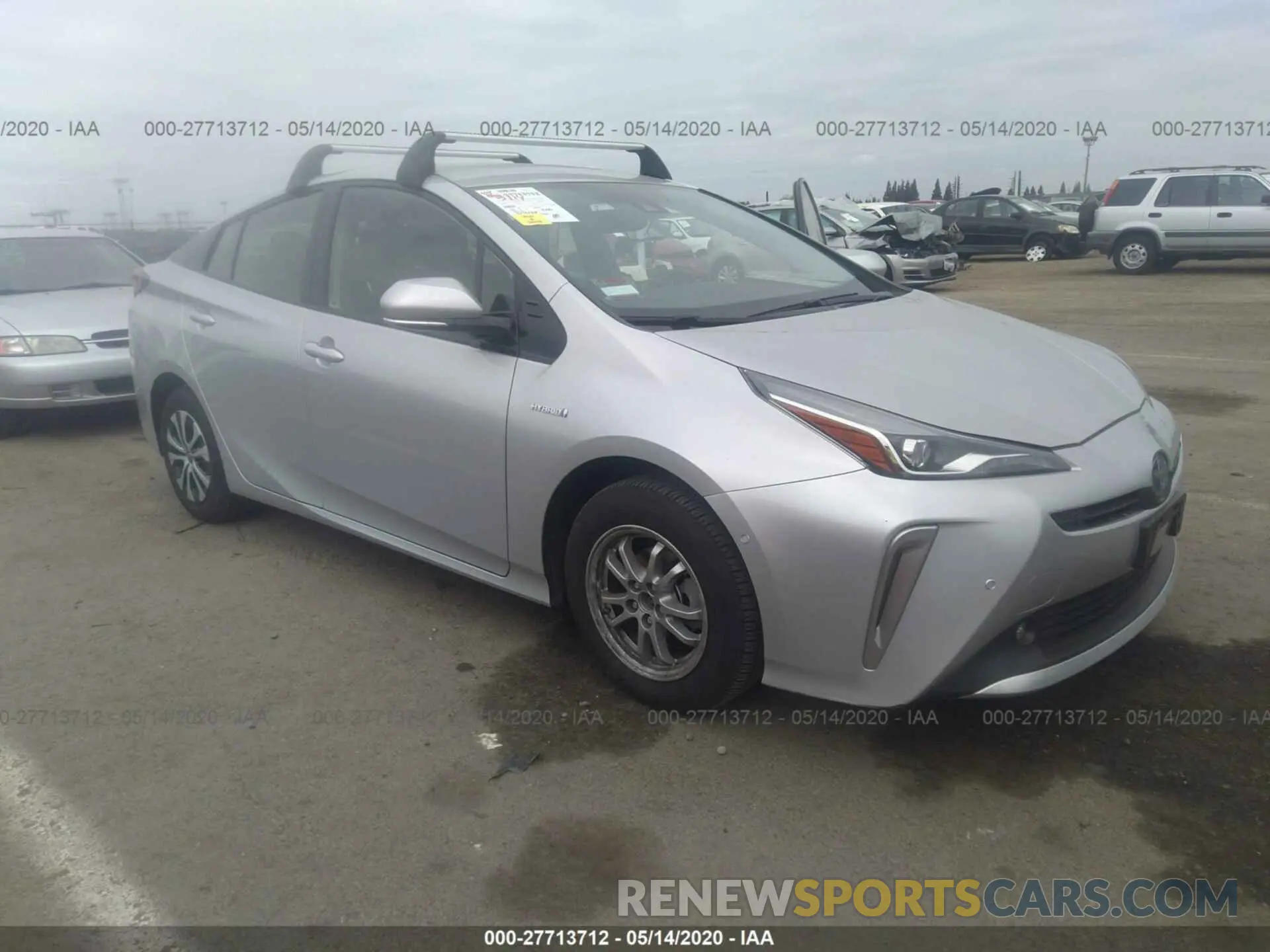 1 Photograph of a damaged car JTDL9RFU4K3007794 TOYOTA PRIUS 2019