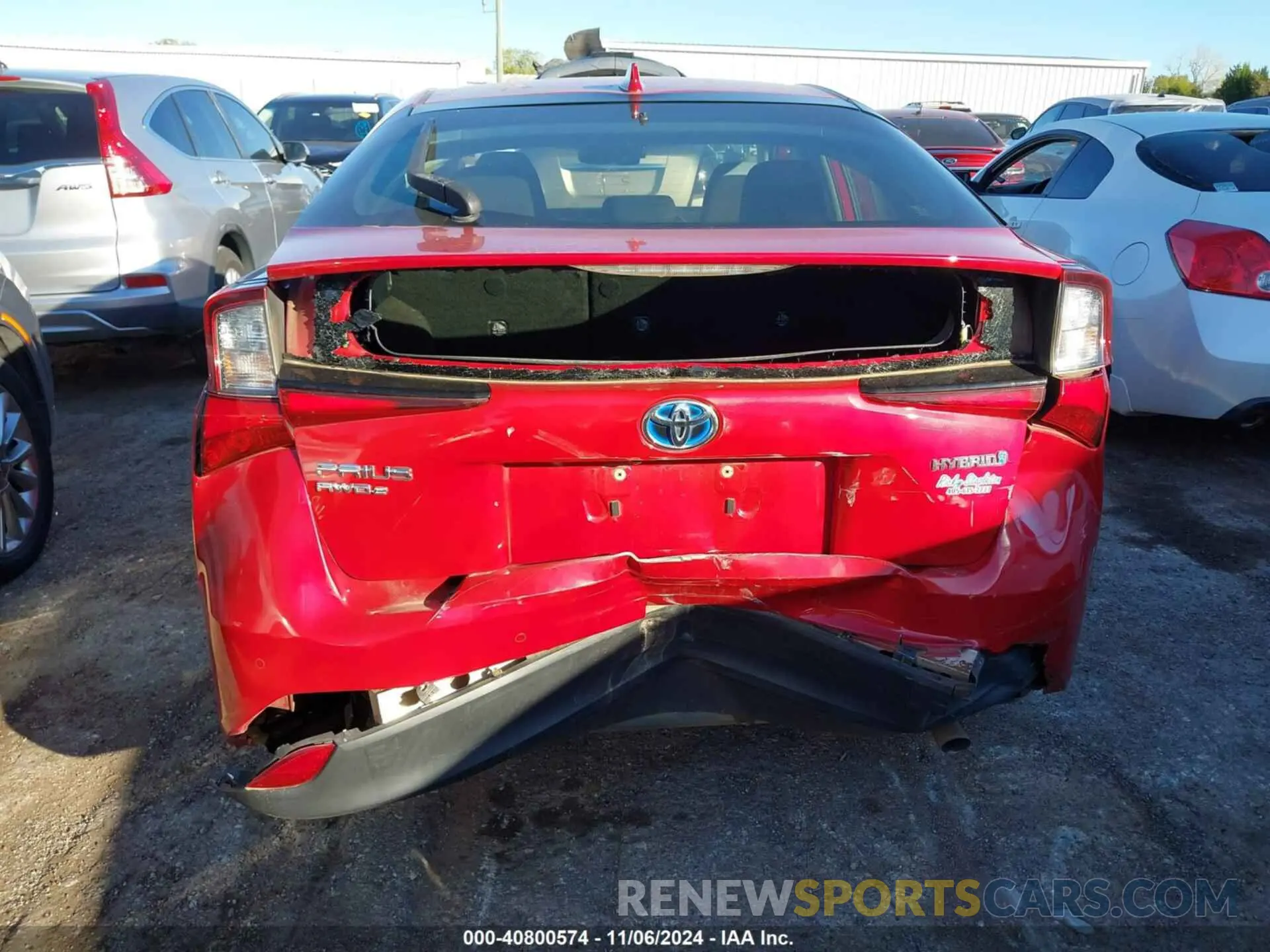 16 Photograph of a damaged car JTDL9RFU4K3007990 TOYOTA PRIUS 2019