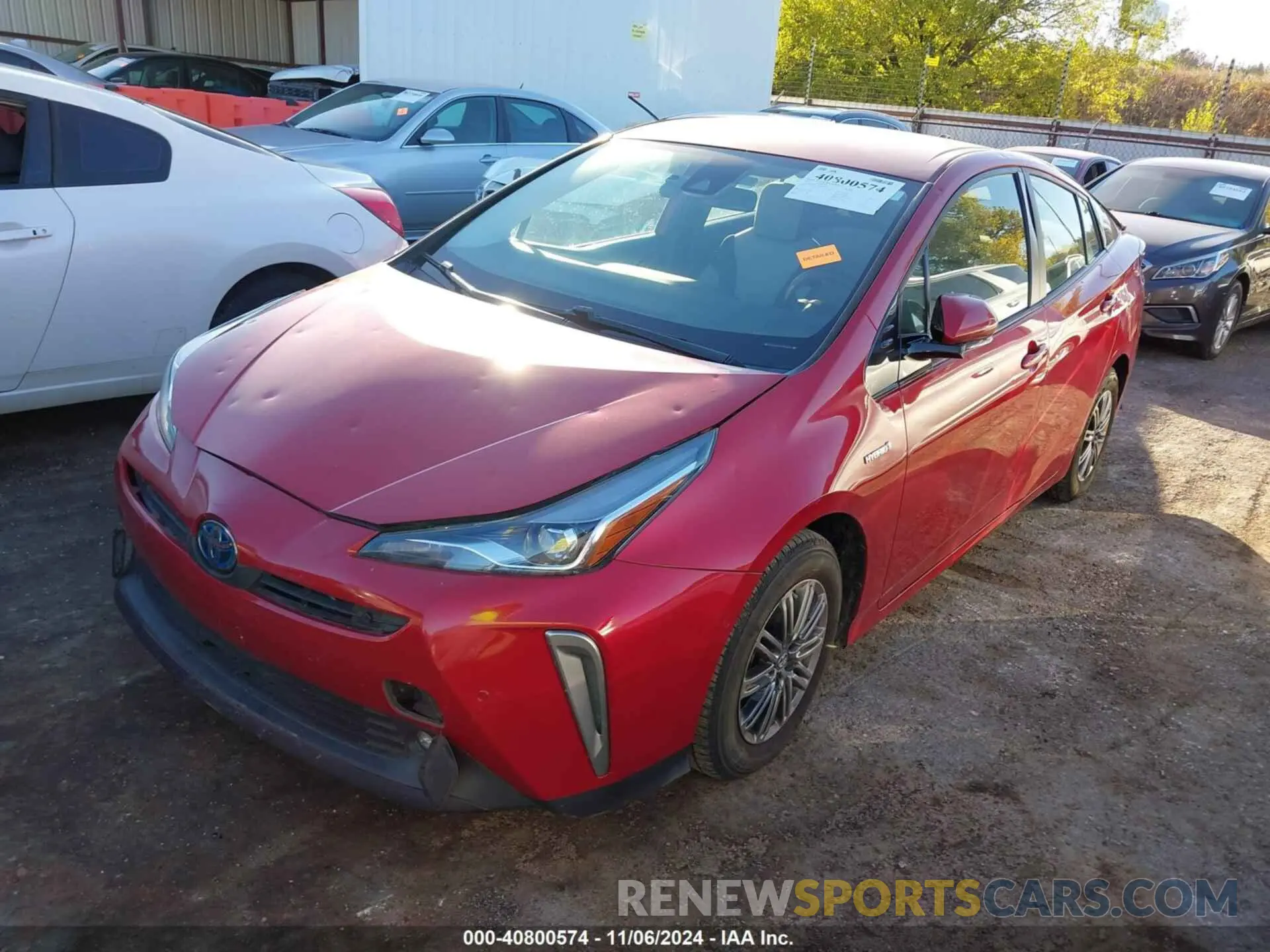 2 Photograph of a damaged car JTDL9RFU4K3007990 TOYOTA PRIUS 2019
