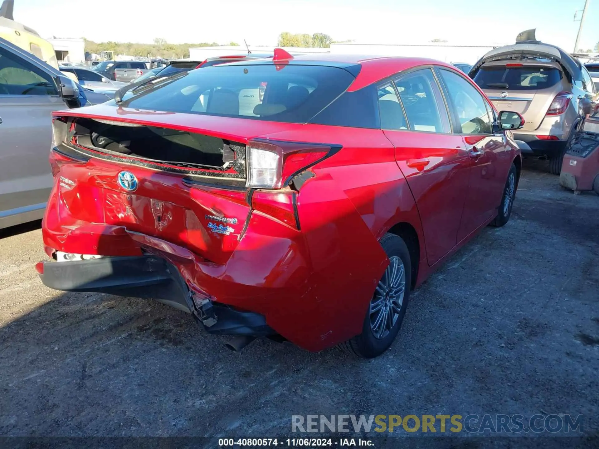 4 Photograph of a damaged car JTDL9RFU4K3007990 TOYOTA PRIUS 2019