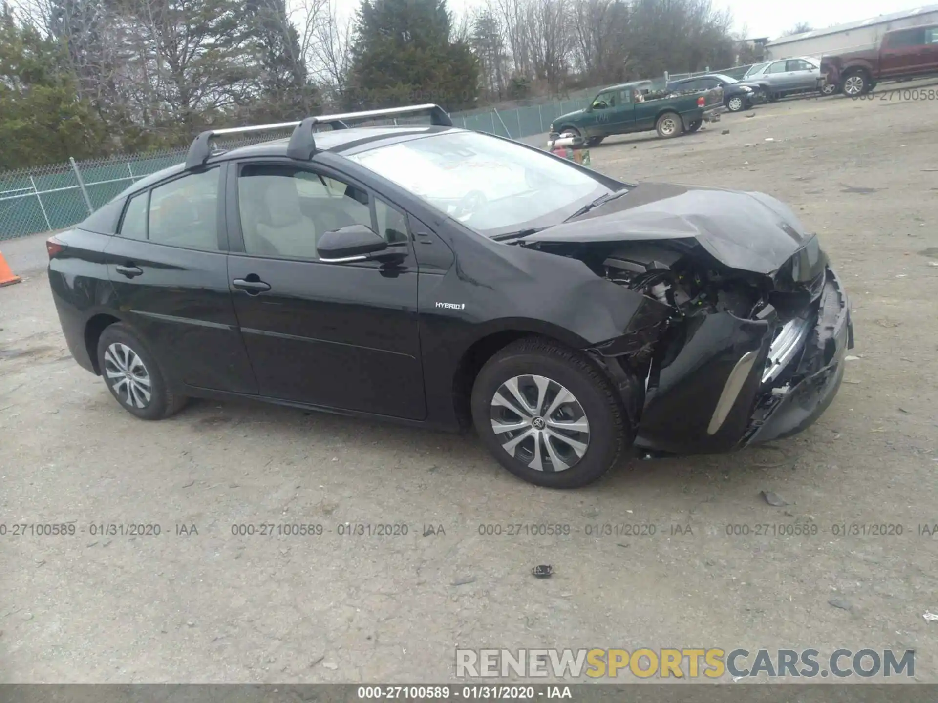 1 Photograph of a damaged car JTDL9RFU4K3009917 TOYOTA PRIUS 2019