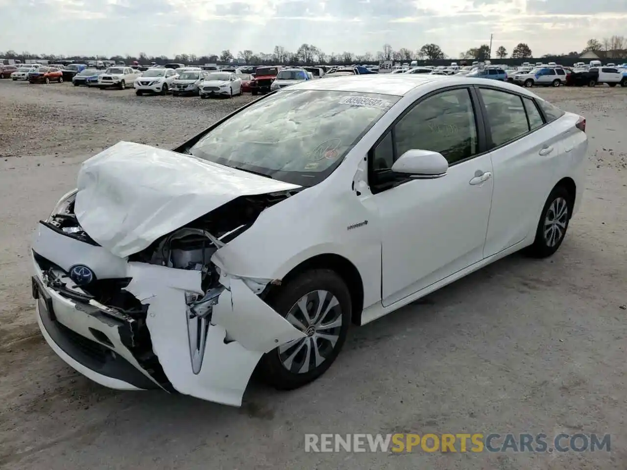 2 Photograph of a damaged car JTDL9RFU4K3010887 TOYOTA PRIUS 2019