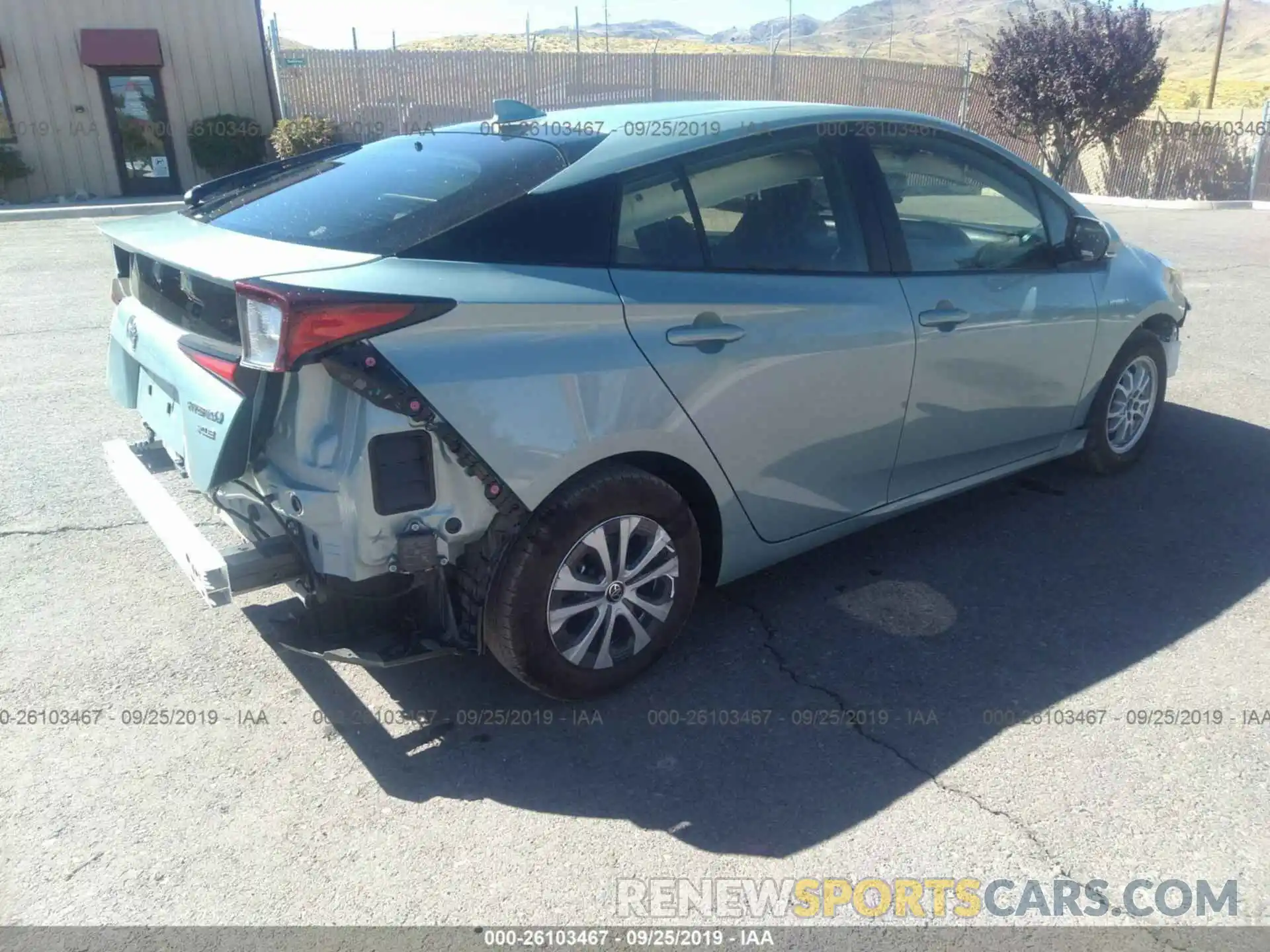 4 Photograph of a damaged car JTDL9RFU5K3002393 TOYOTA PRIUS 2019