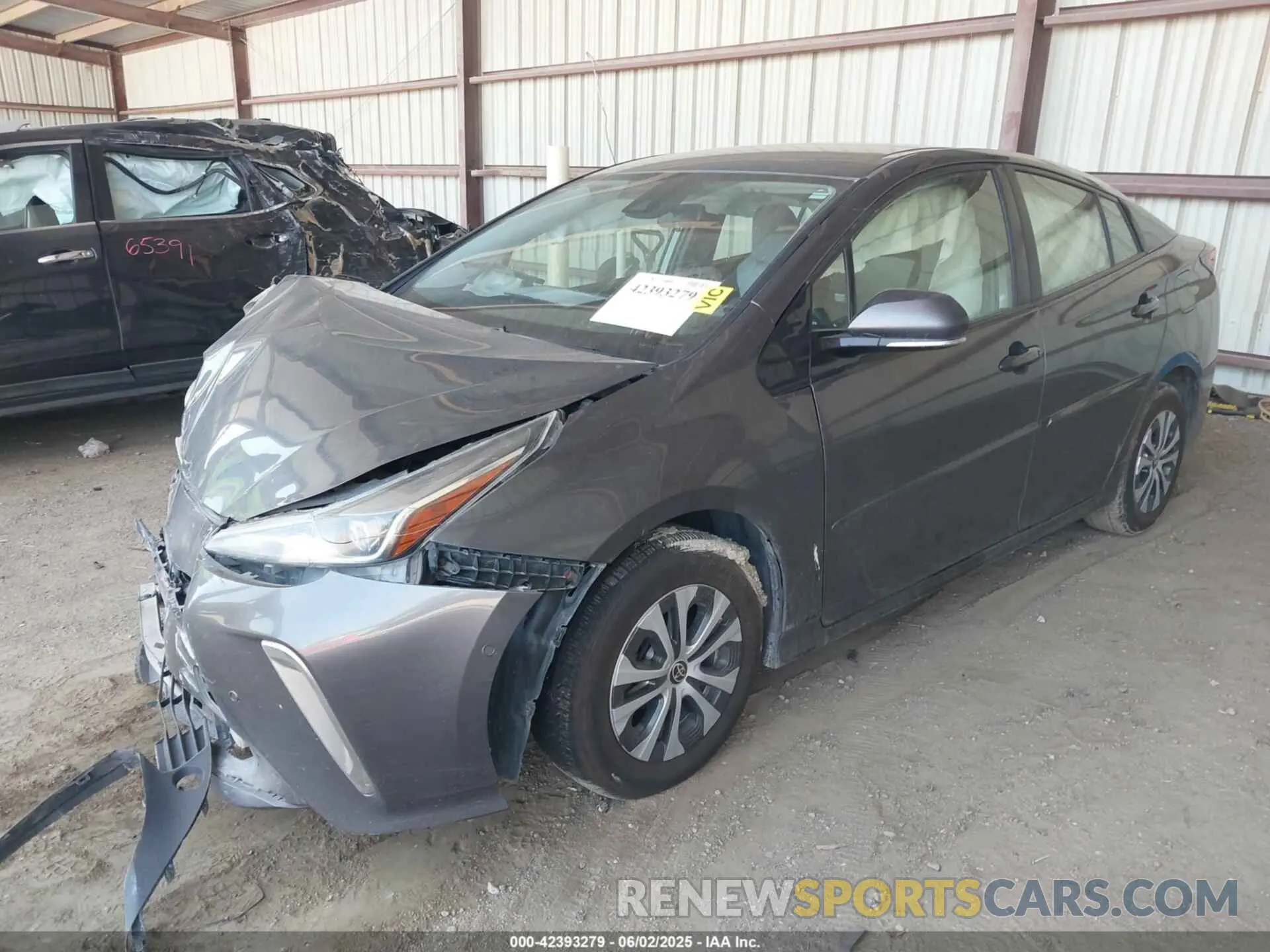 2 Photograph of a damaged car JTDL9RFU5K3002989 TOYOTA PRIUS 2019