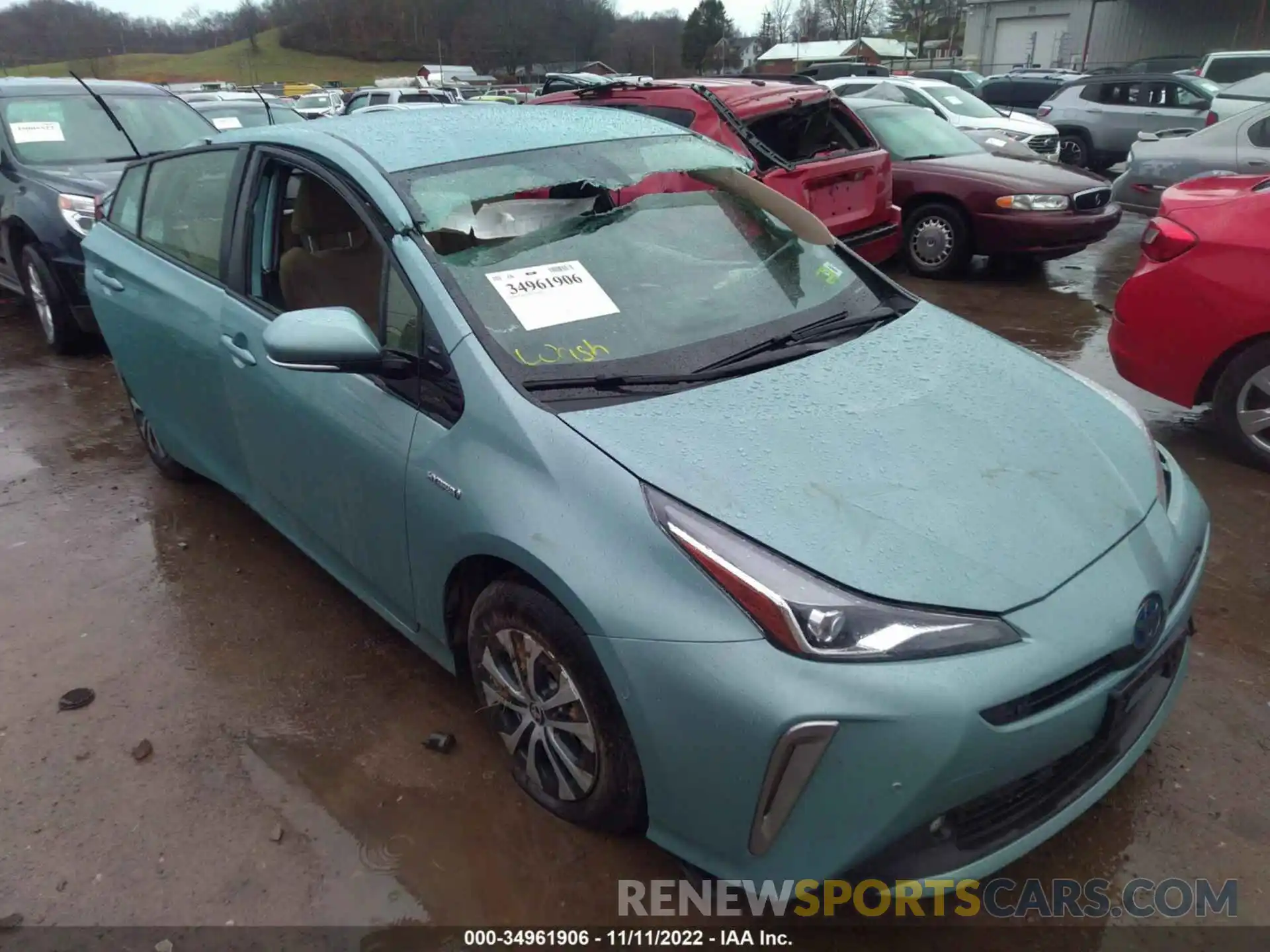 1 Photograph of a damaged car JTDL9RFU5K3003558 TOYOTA PRIUS 2019