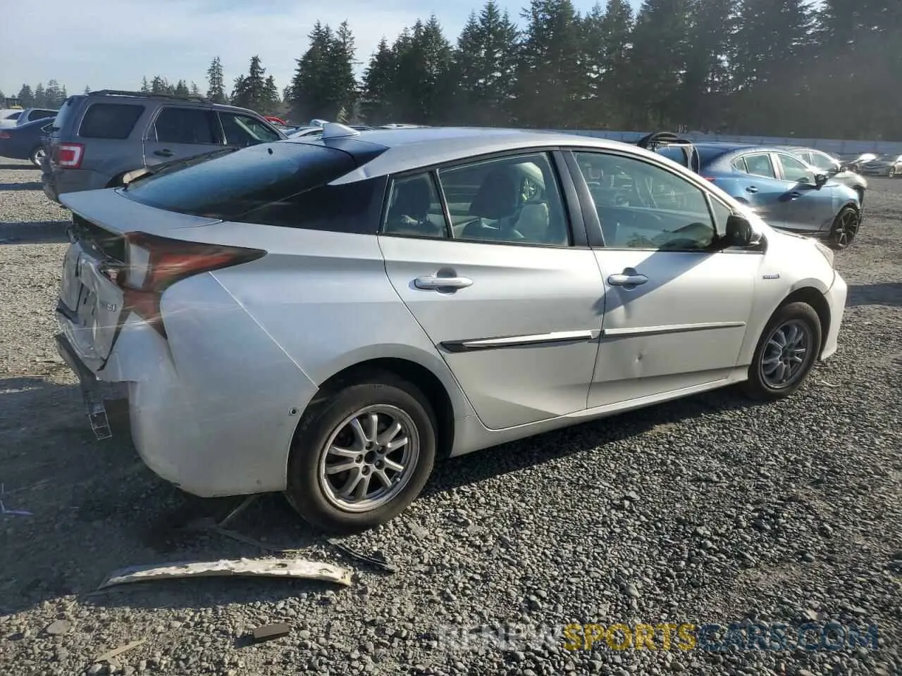 3 Photograph of a damaged car JTDL9RFU5K3004824 TOYOTA PRIUS 2019