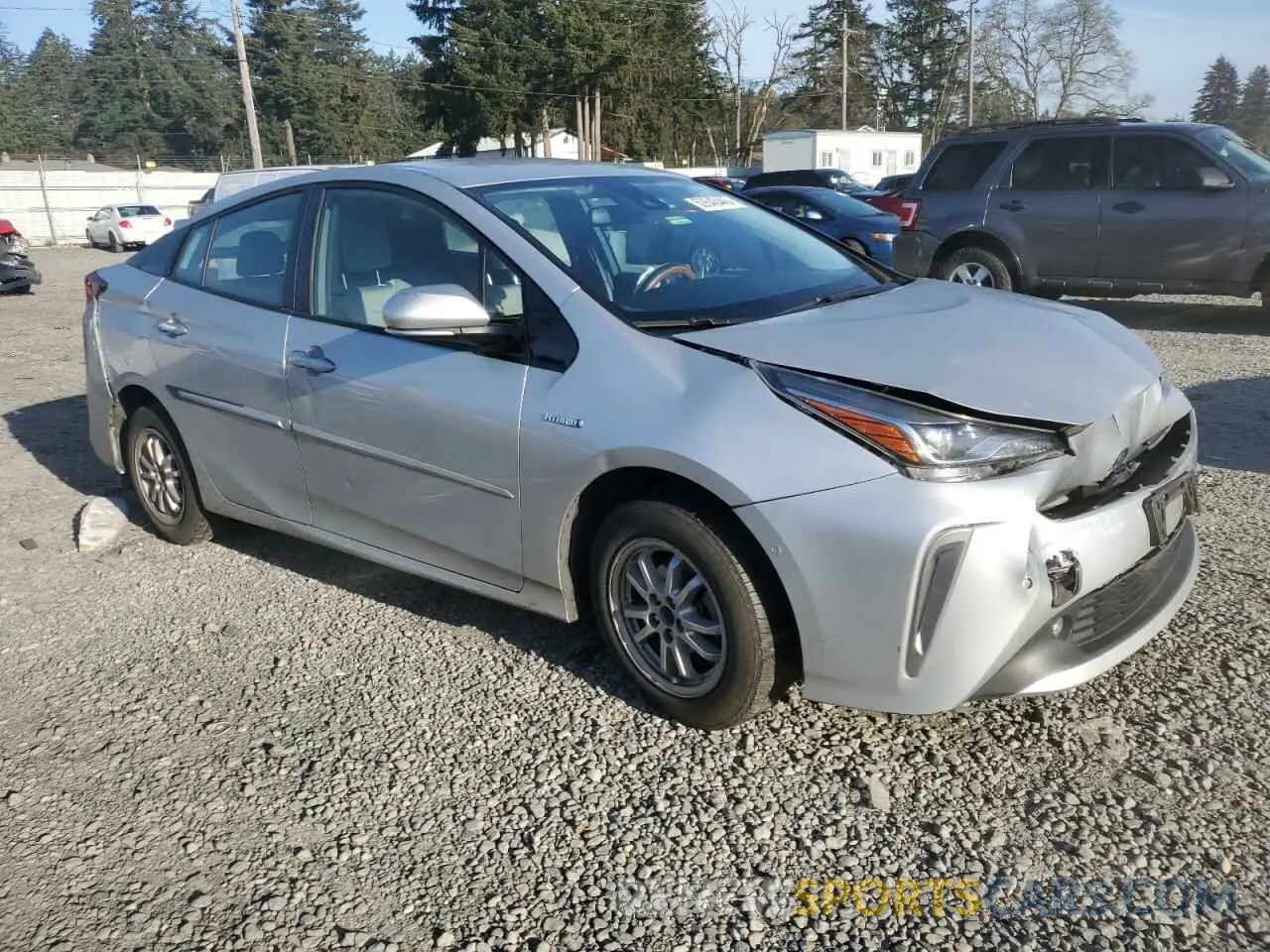 4 Photograph of a damaged car JTDL9RFU5K3004824 TOYOTA PRIUS 2019
