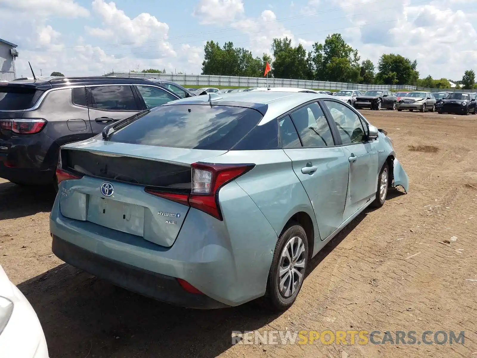 4 Photograph of a damaged car JTDL9RFU5K3006296 TOYOTA PRIUS 2019