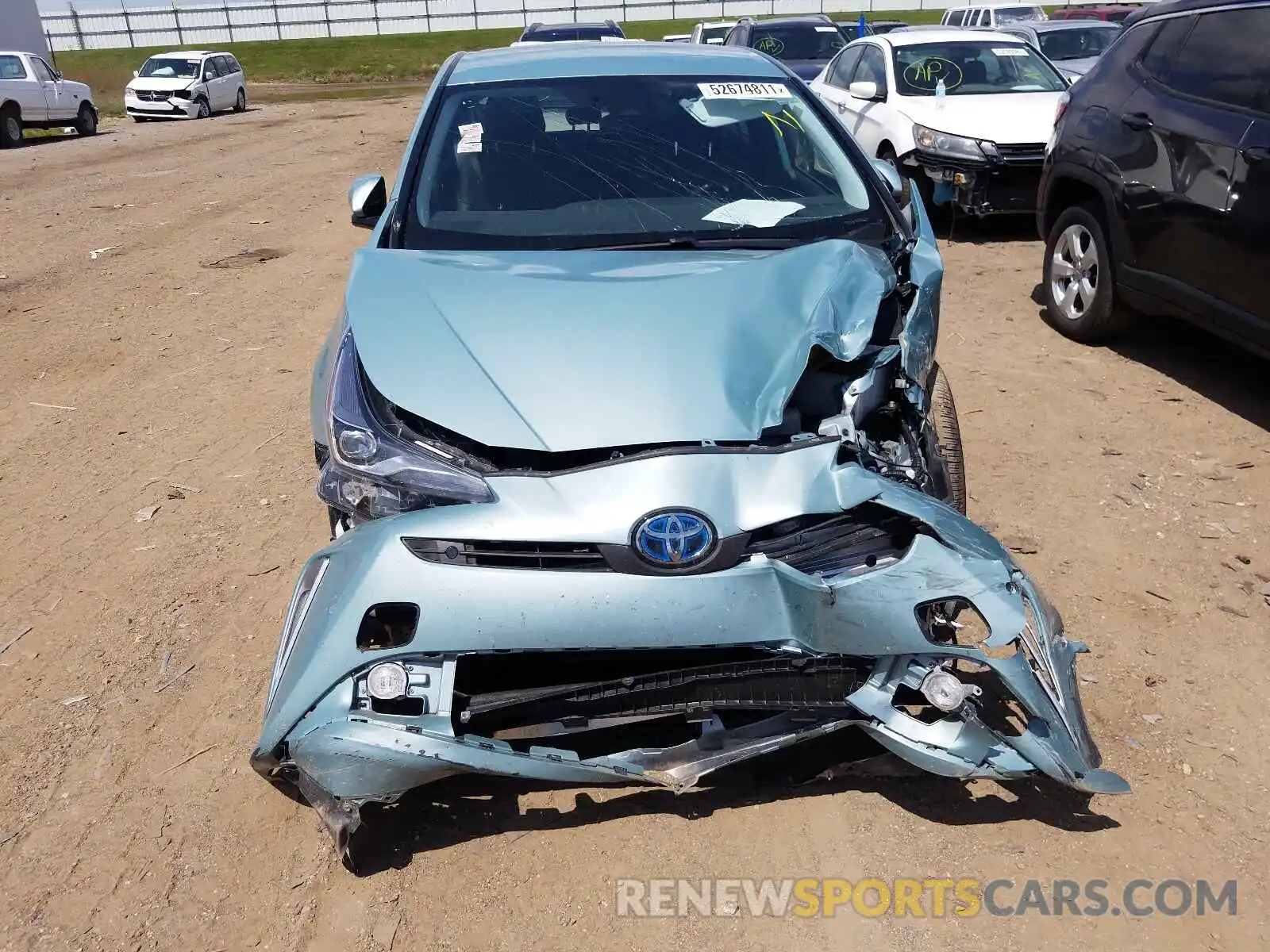 9 Photograph of a damaged car JTDL9RFU5K3006296 TOYOTA PRIUS 2019