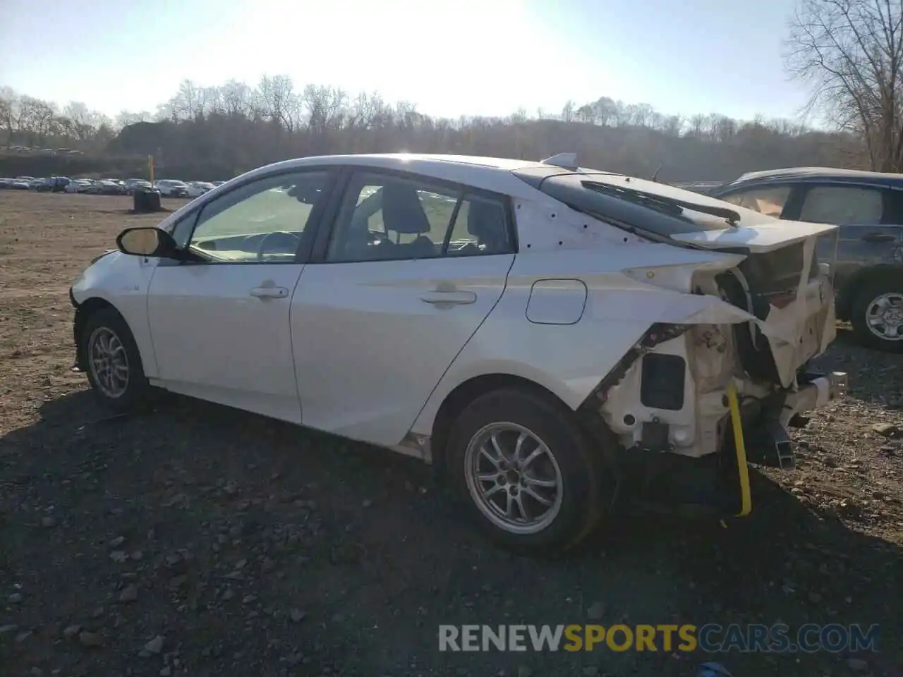 2 Photograph of a damaged car JTDL9RFU5K3007724 TOYOTA PRIUS 2019