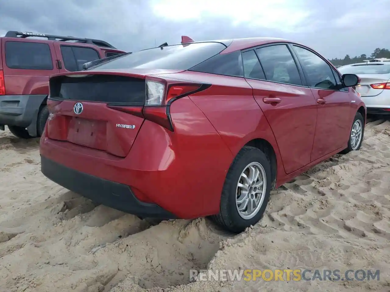 4 Photograph of a damaged car JTDL9RFU5K3009408 TOYOTA PRIUS 2019