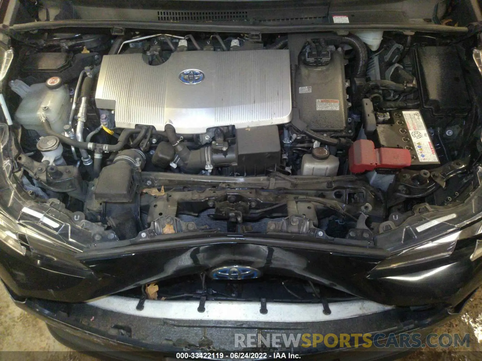 10 Photograph of a damaged car JTDL9RFU5K3011689 TOYOTA PRIUS 2019