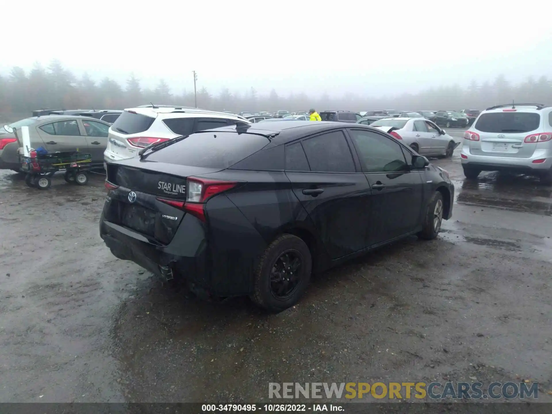 4 Photograph of a damaged car JTDL9RFU5K3012907 TOYOTA PRIUS 2019