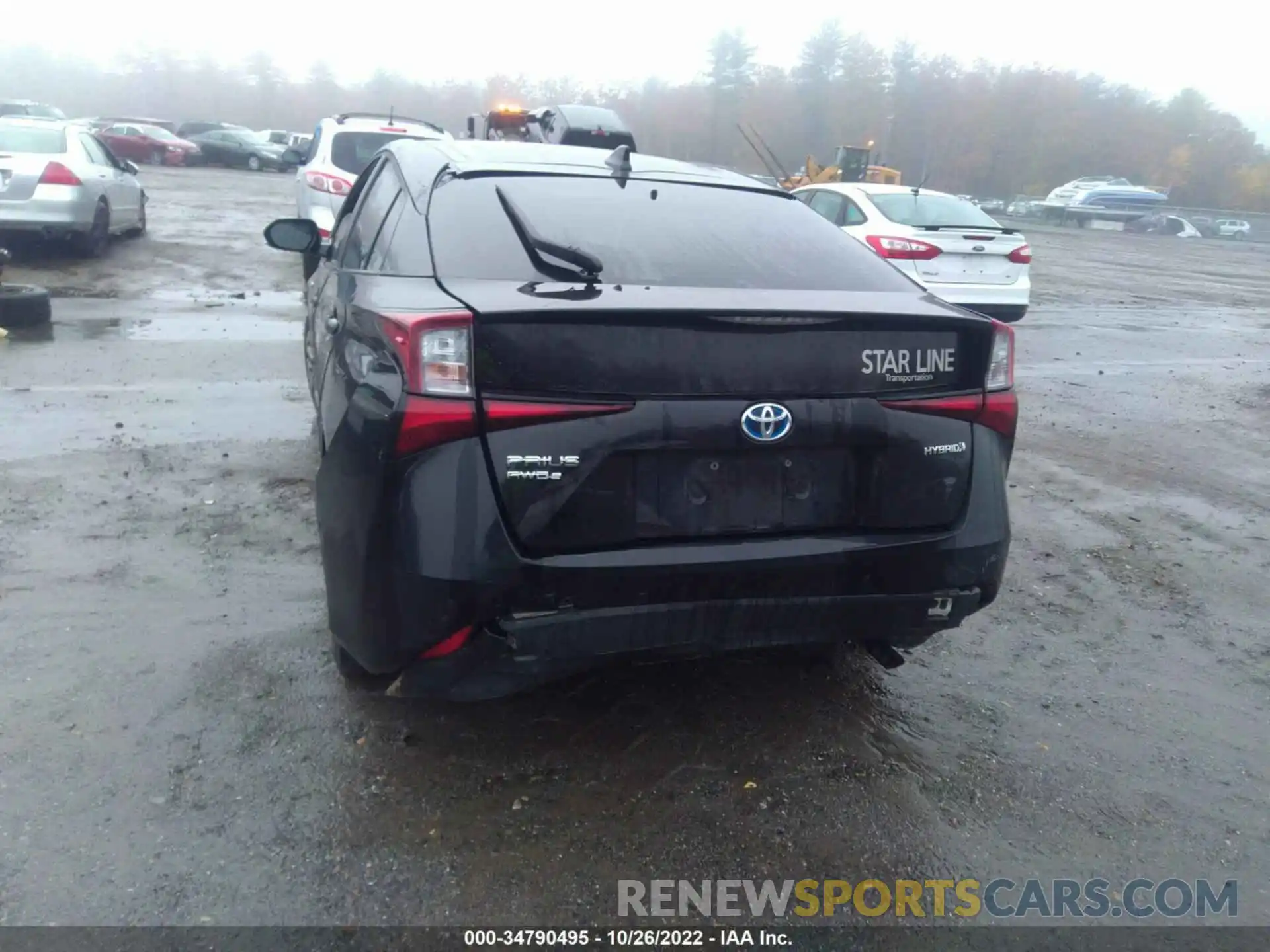 6 Photograph of a damaged car JTDL9RFU5K3012907 TOYOTA PRIUS 2019