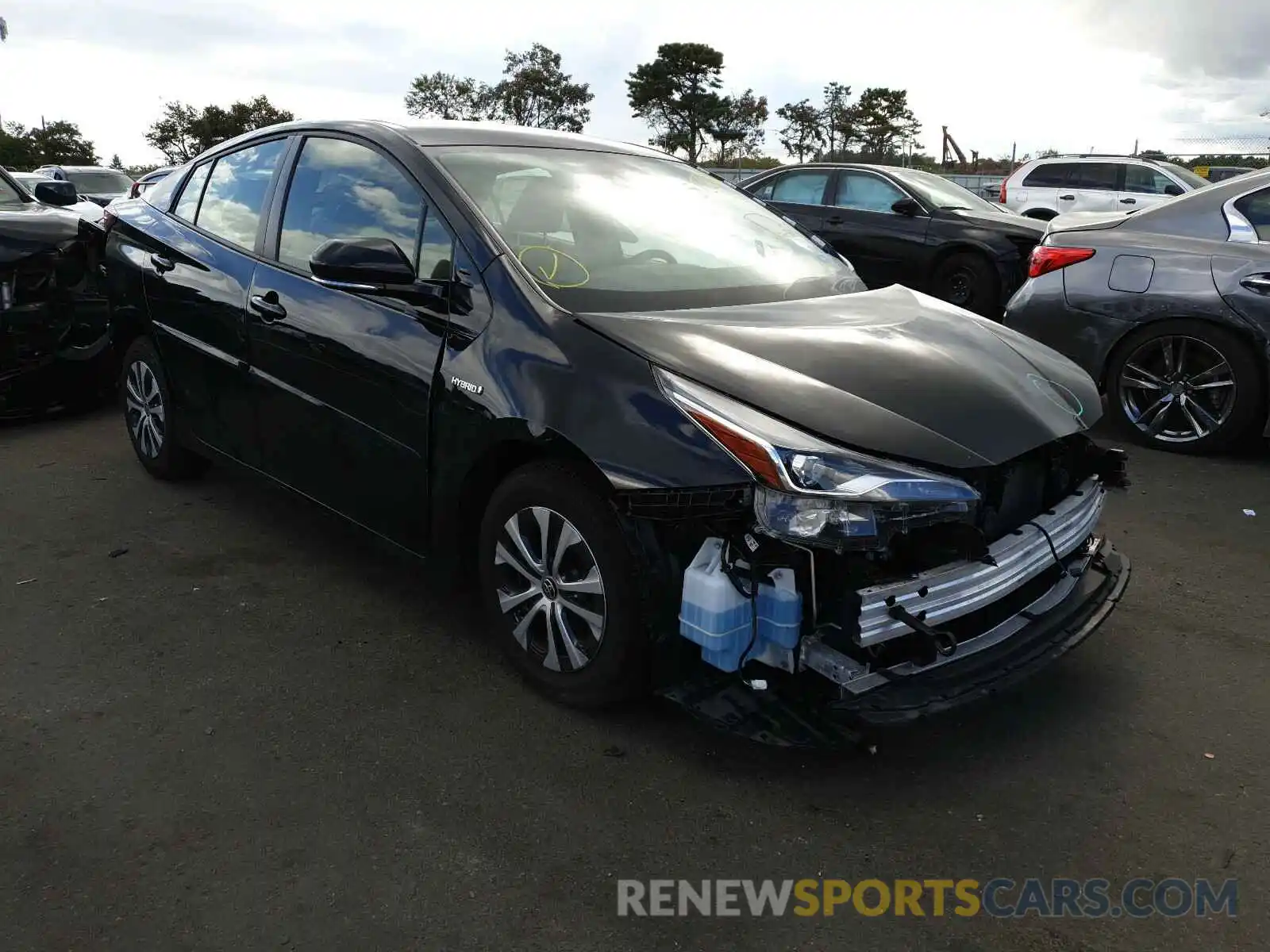 1 Photograph of a damaged car JTDL9RFU6K3003519 TOYOTA PRIUS 2019