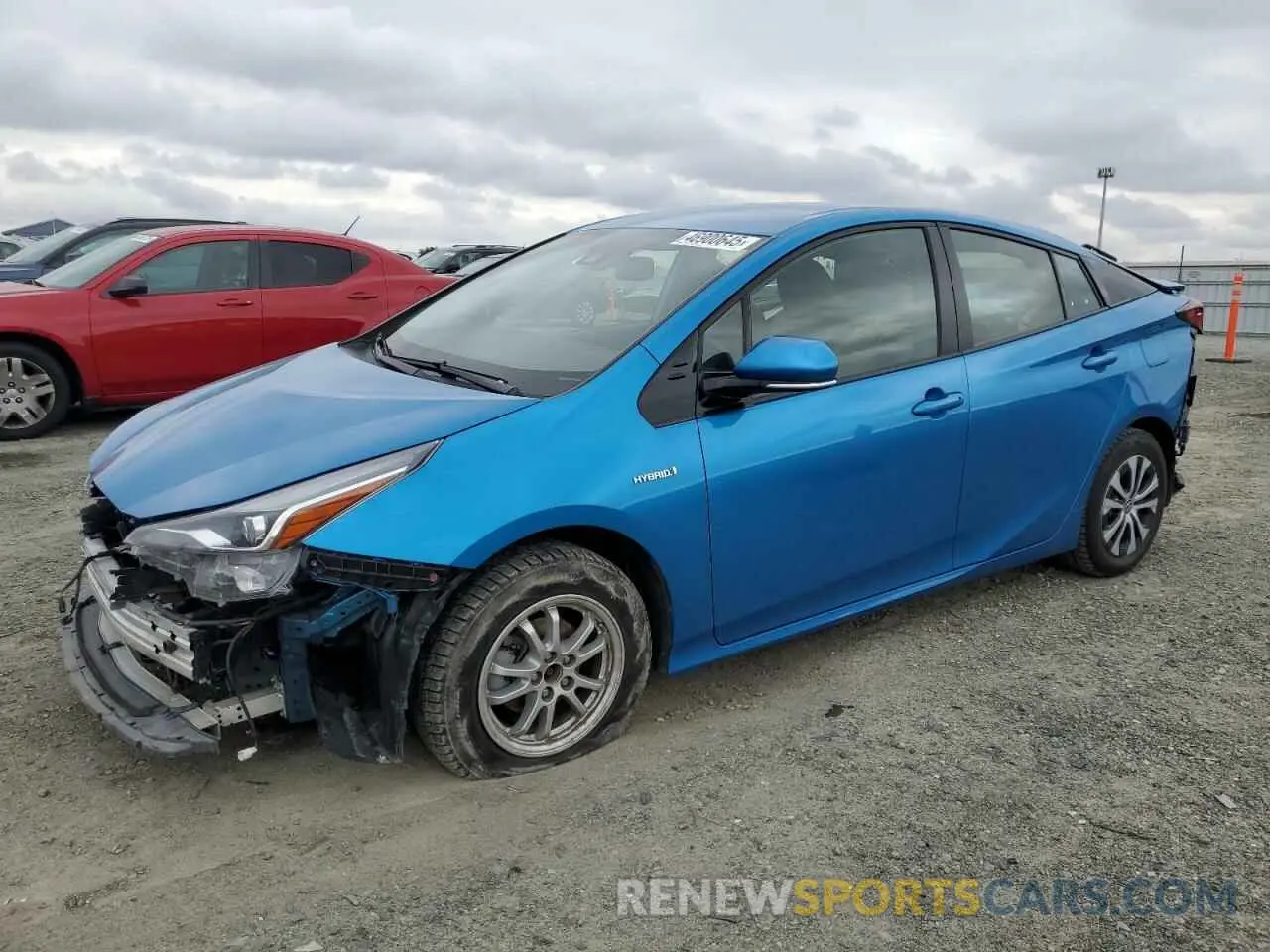 1 Photograph of a damaged car JTDL9RFU6K3003844 TOYOTA PRIUS 2019