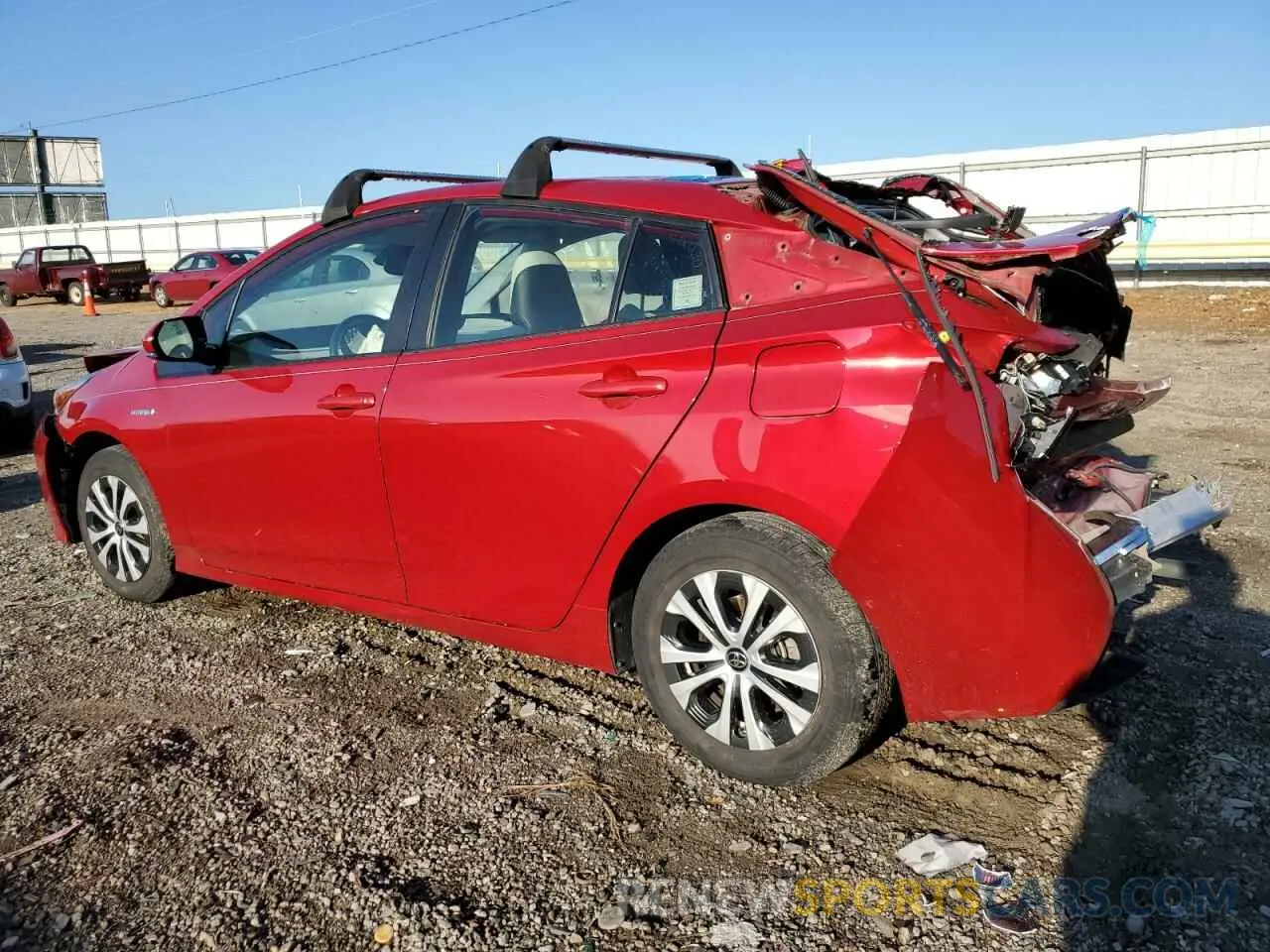 2 Photograph of a damaged car JTDL9RFU6K3003892 TOYOTA PRIUS 2019
