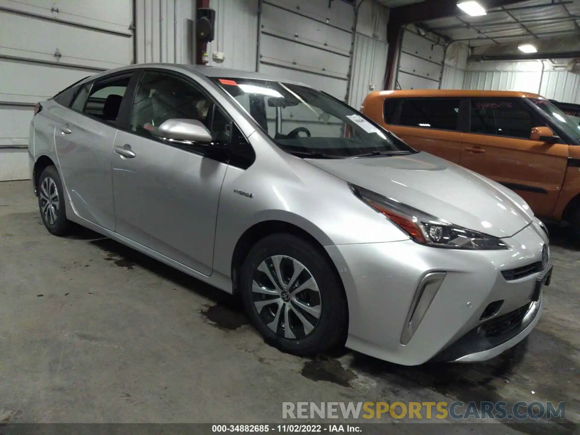 1 Photograph of a damaged car JTDL9RFU6K3005299 TOYOTA PRIUS 2019