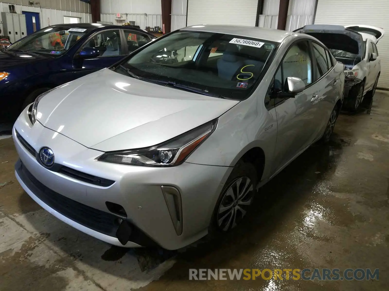 2 Photograph of a damaged car JTDL9RFU6K3010793 TOYOTA PRIUS 2019