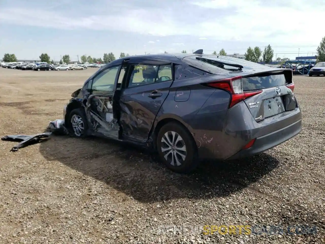 3 Photograph of a damaged car JTDL9RFU6K3011619 TOYOTA PRIUS 2019