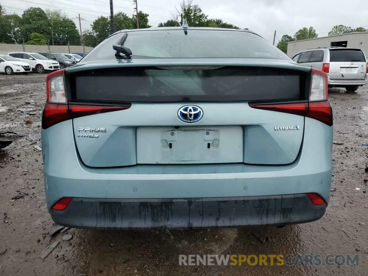 6 Photograph of a damaged car JTDL9RFU7K3001908 TOYOTA PRIUS 2019