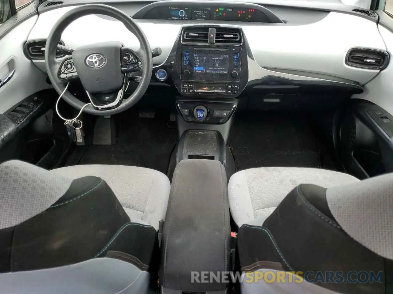 8 Photograph of a damaged car JTDL9RFU7K3001908 TOYOTA PRIUS 2019