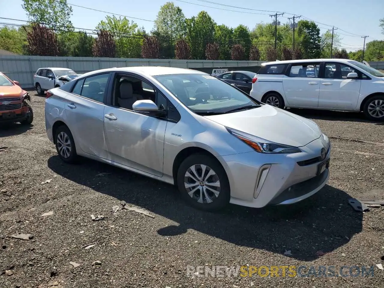 4 Photograph of a damaged car JTDL9RFU7K3002024 TOYOTA PRIUS 2019