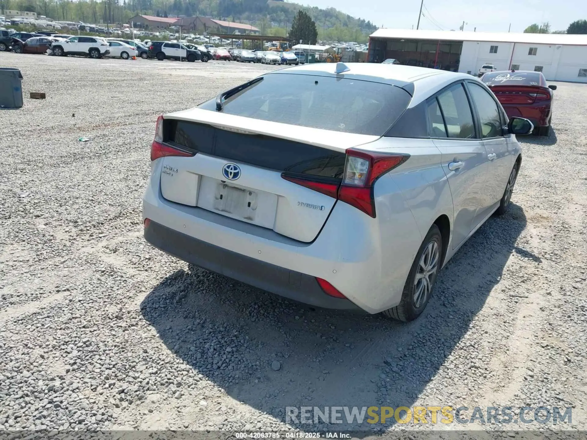 4 Photograph of a damaged car JTDL9RFU7K3005280 TOYOTA PRIUS 2019