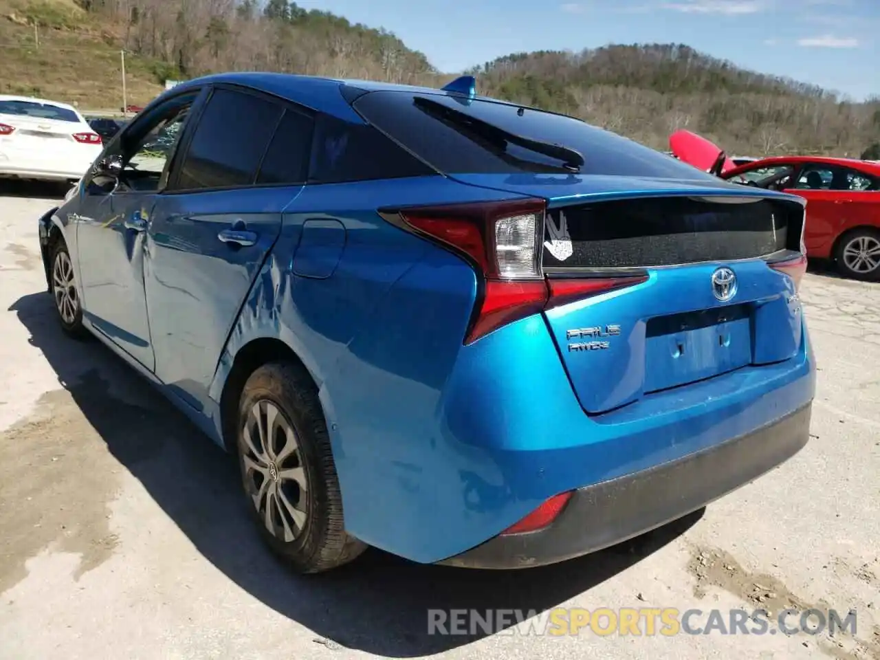 3 Photograph of a damaged car JTDL9RFU7K3007515 TOYOTA PRIUS 2019