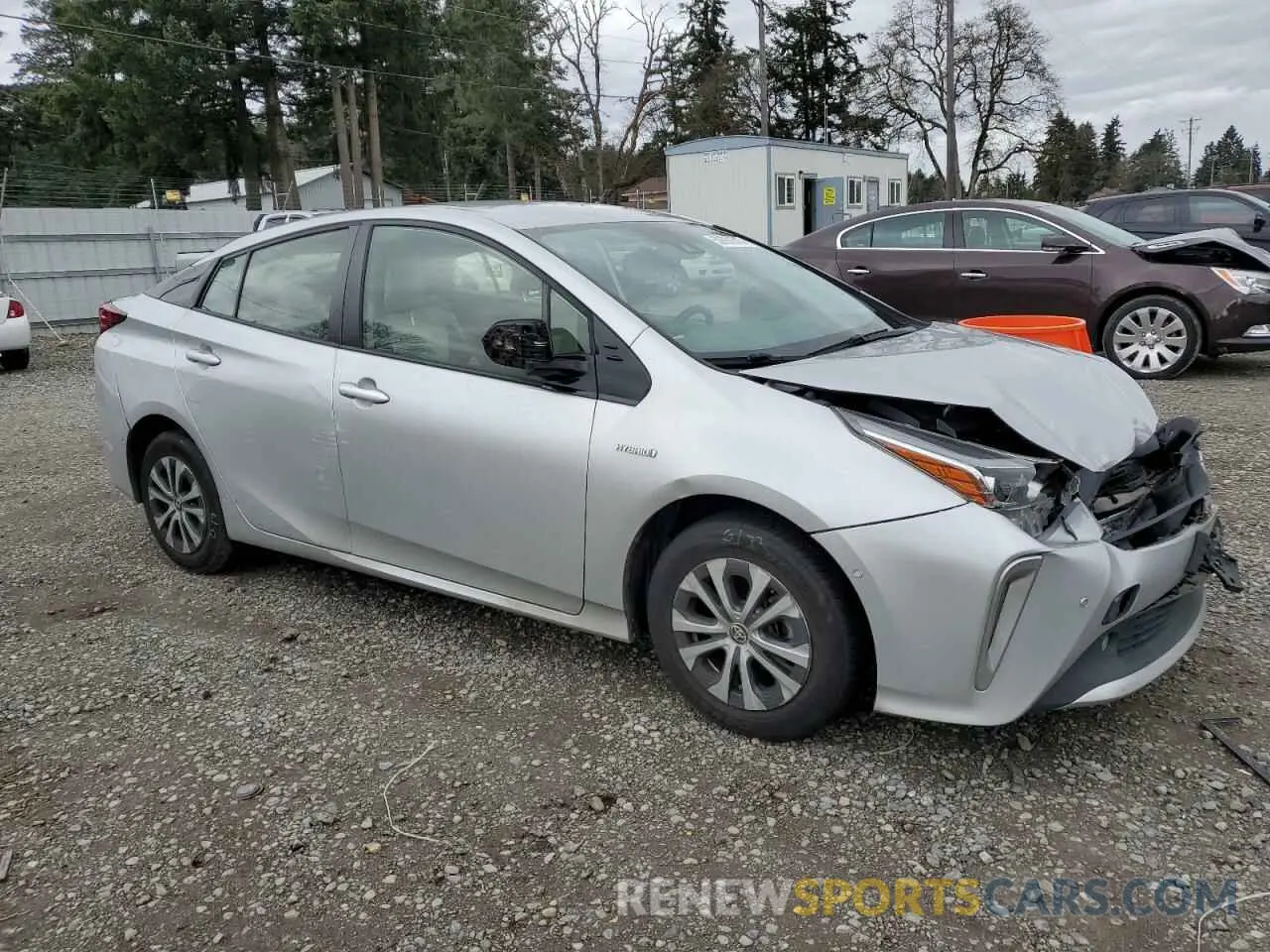 4 Photograph of a damaged car JTDL9RFU7K3007918 TOYOTA PRIUS 2019