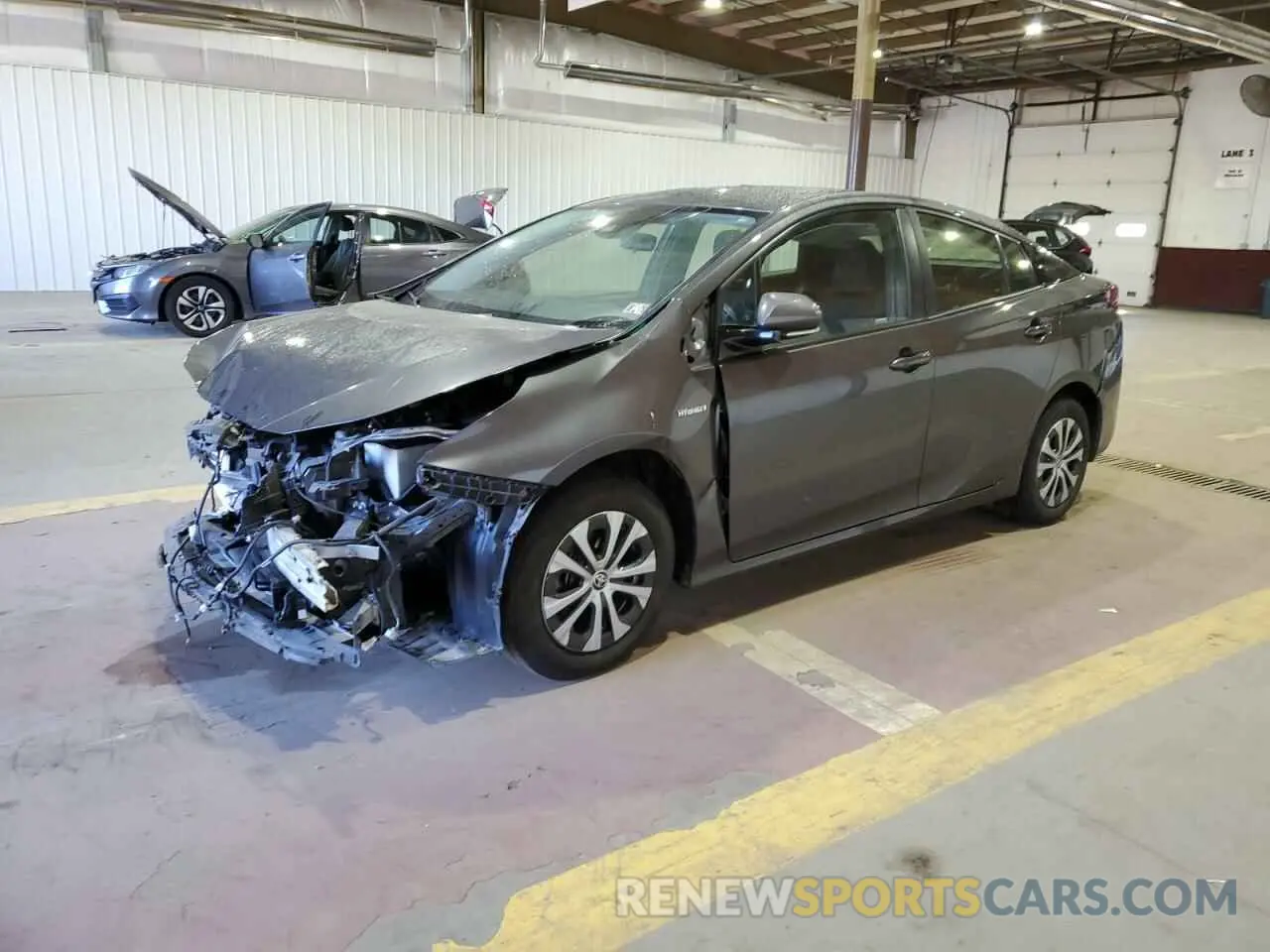 1 Photograph of a damaged car JTDL9RFU7K3011810 TOYOTA PRIUS 2019