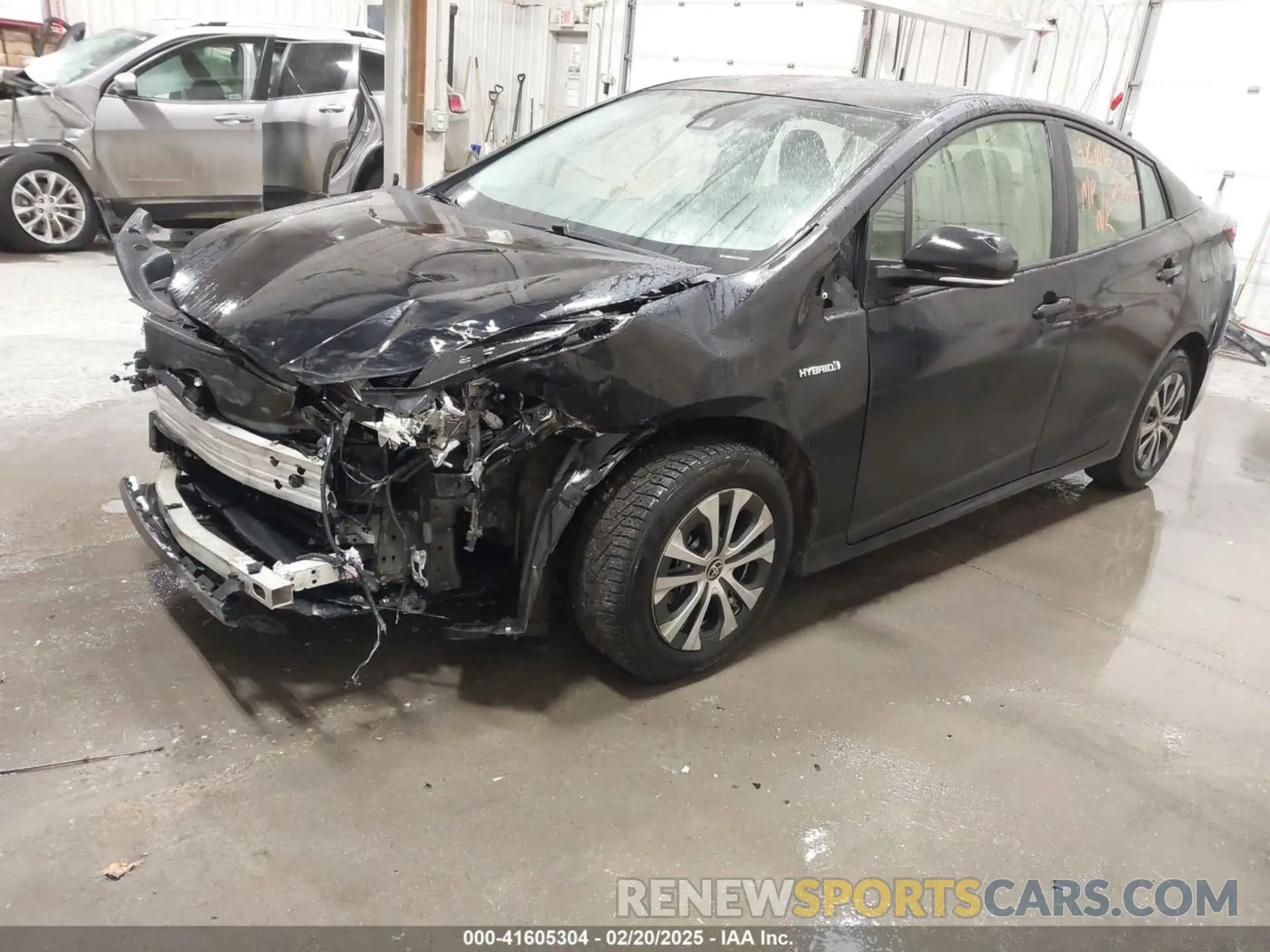 2 Photograph of a damaged car JTDL9RFU7K3012052 TOYOTA PRIUS 2019