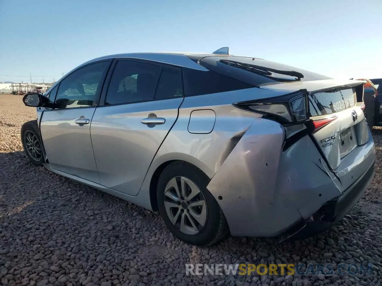 2 Photograph of a damaged car JTDL9RFU8K3000878 TOYOTA PRIUS 2019