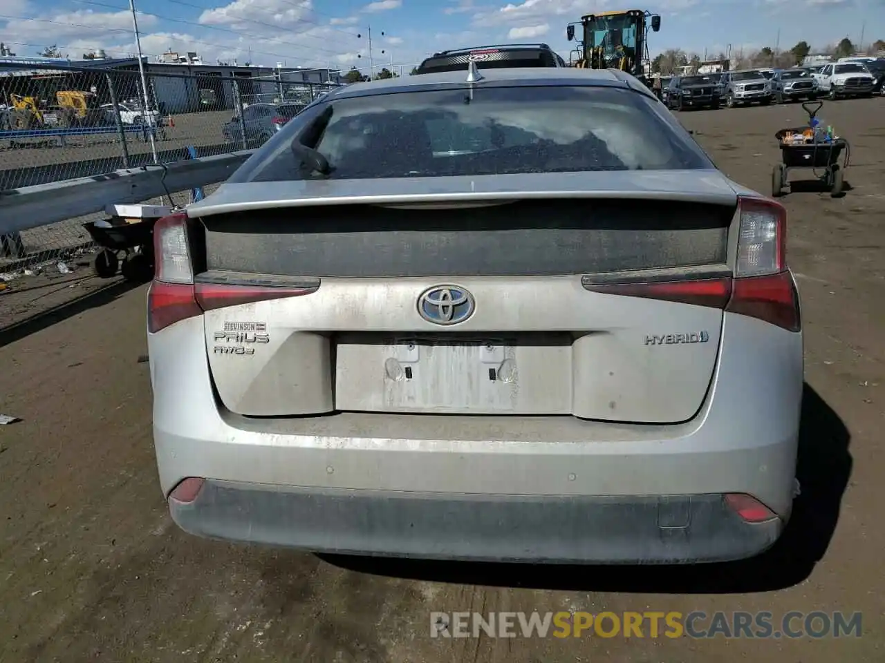 6 Photograph of a damaged car JTDL9RFU8K3007989 TOYOTA PRIUS 2019