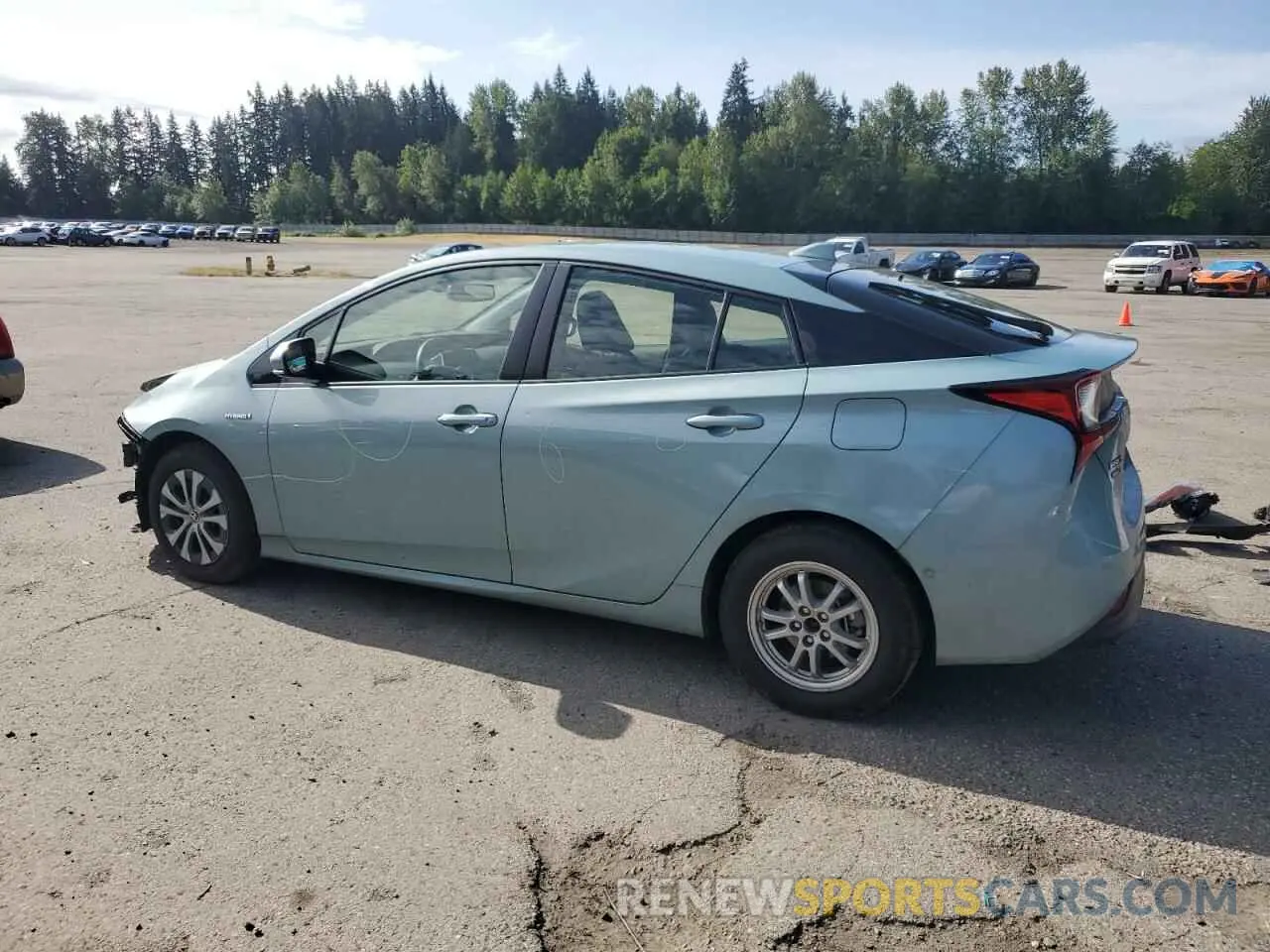 2 Photograph of a damaged car JTDL9RFU9K3005443 TOYOTA PRIUS 2019