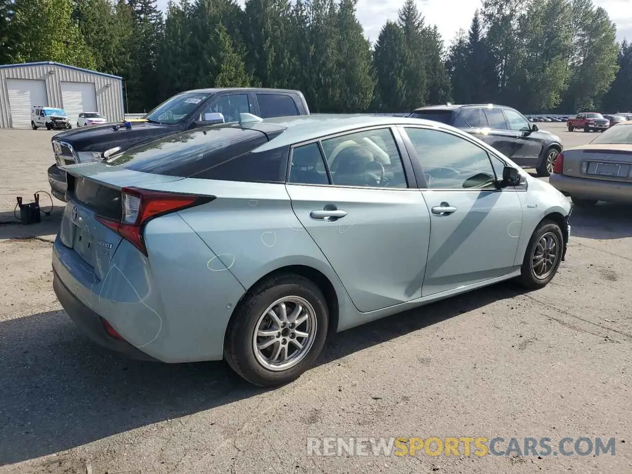 3 Photograph of a damaged car JTDL9RFU9K3005443 TOYOTA PRIUS 2019