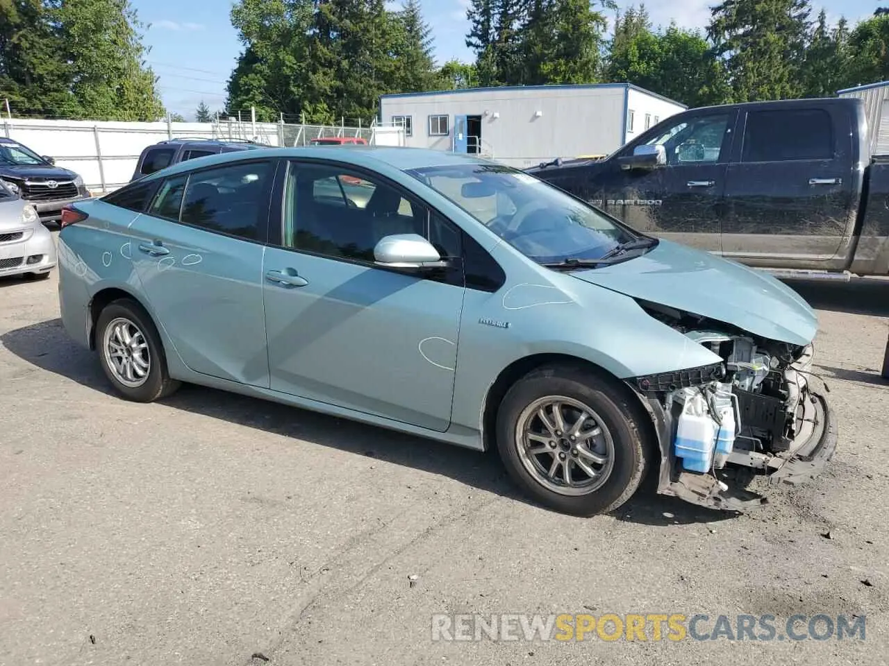 4 Photograph of a damaged car JTDL9RFU9K3005443 TOYOTA PRIUS 2019