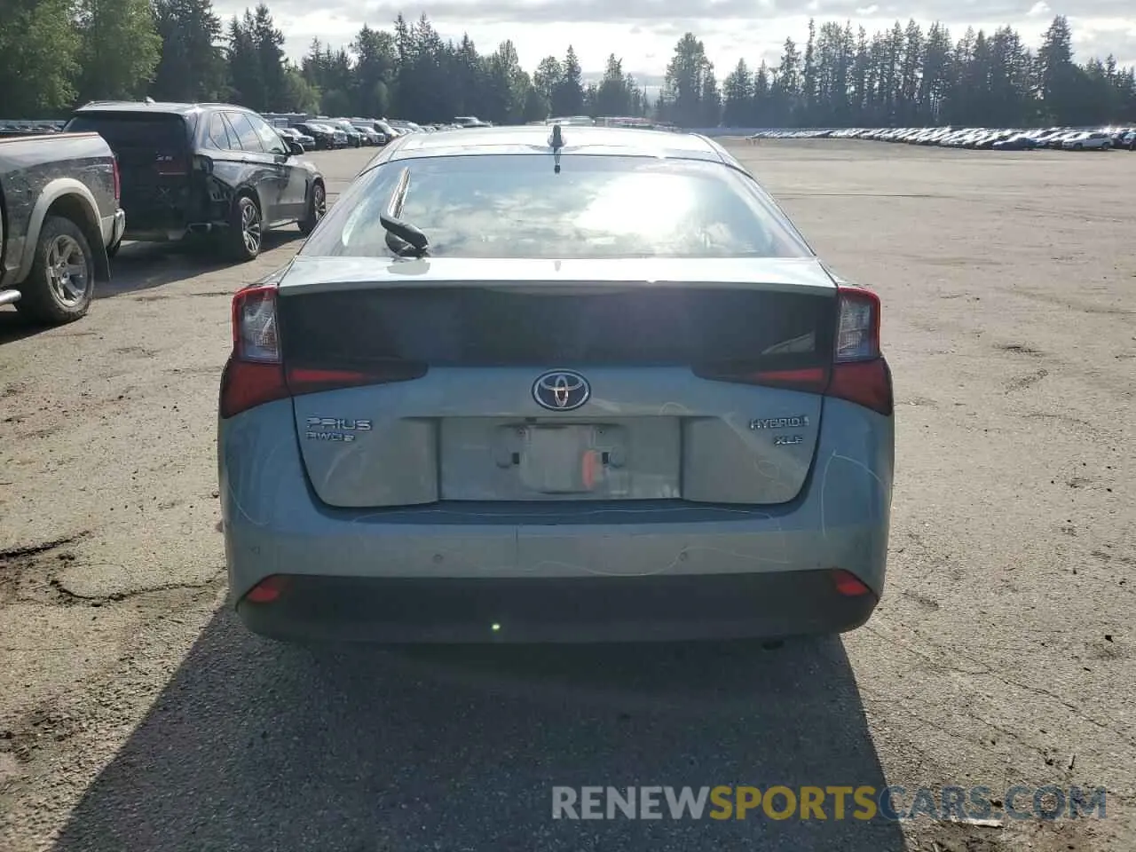 6 Photograph of a damaged car JTDL9RFU9K3005443 TOYOTA PRIUS 2019