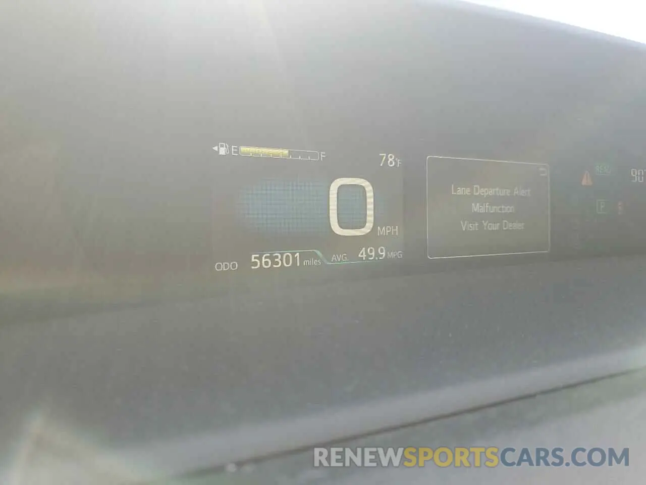9 Photograph of a damaged car JTDL9RFU9K3005443 TOYOTA PRIUS 2019