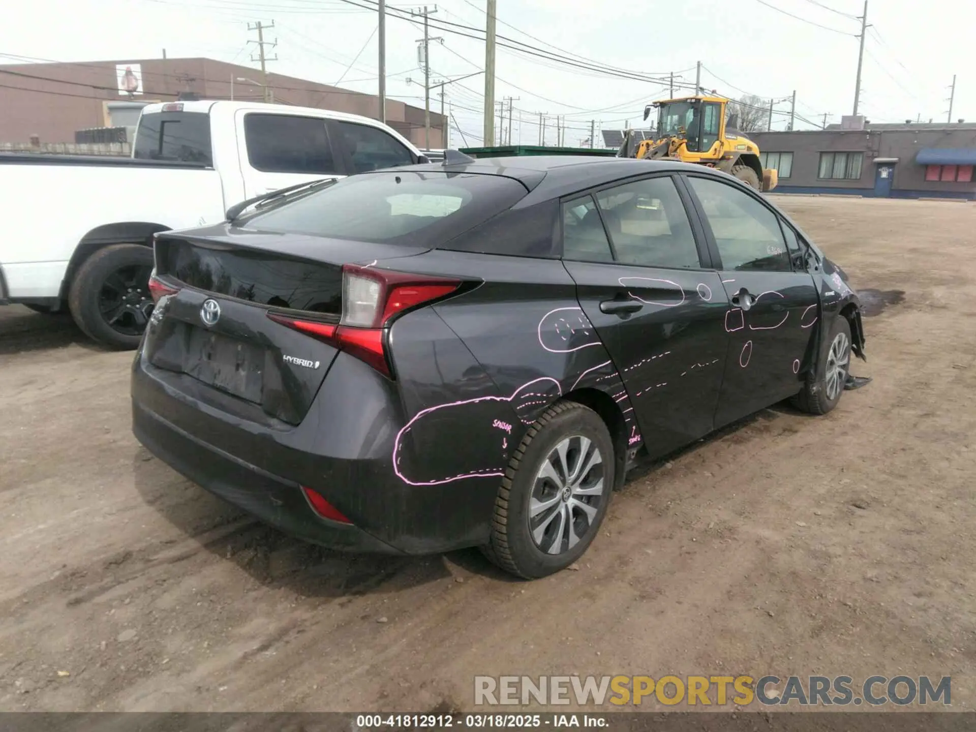 4 Photograph of a damaged car JTDL9RFU9K3009363 TOYOTA PRIUS 2019